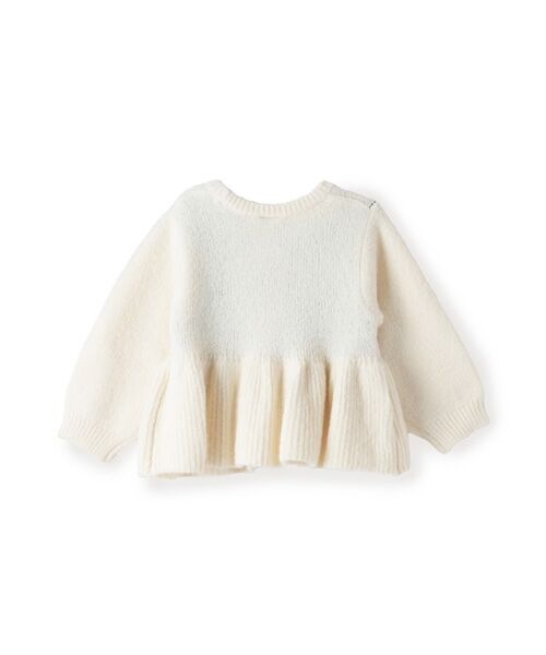 petit main / プティマイン ニット・セーター | 【フワモチット/リンク】お花パールニット | 詳細5