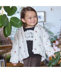 petit main / プティマイン ブルゾン | 【リンク】刺繍中綿ジャケット