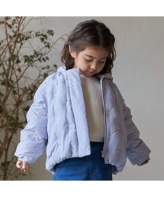 petit main / プティマイン ブルゾン | 【リンク】刺繍中綿ジャケット