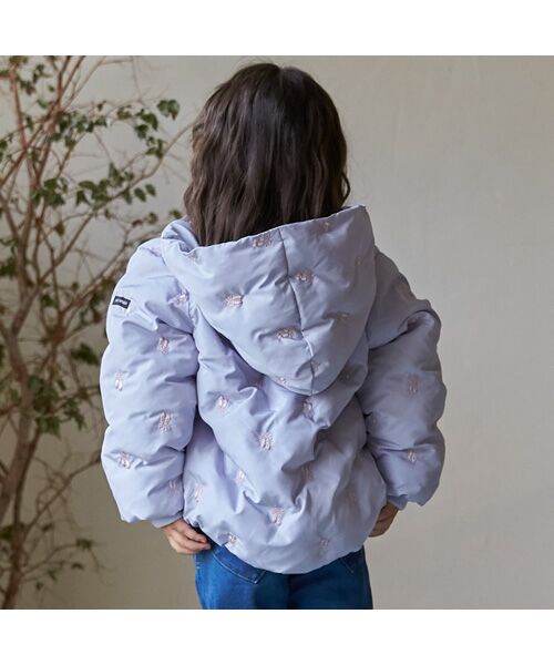 petit main / プティマイン ブルゾン | 【リンク】刺繍中綿ジャケット | 詳細1