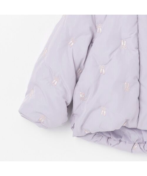 petit main / プティマイン ブルゾン | 【リンク】刺繍中綿ジャケット | 詳細13