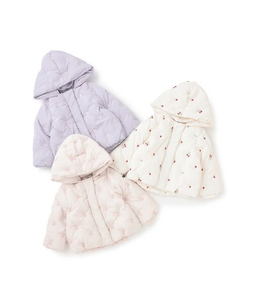 petit main / プティマイン ブルゾン | 【リンク】刺繍中綿ジャケット | 詳細17