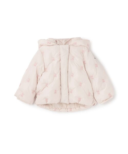 petit main/プティマイン 【リンク】刺繍中綿ジャケット L・ピンク 80 petit main/プティマイン 【リンク】刺繍中綿ジャケット L・ピンク 80