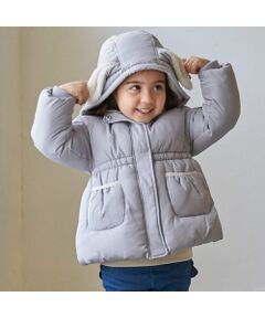 petit main / プティマイン ダウンジャケット・ベスト | もこもこウサギ中綿ジャケット