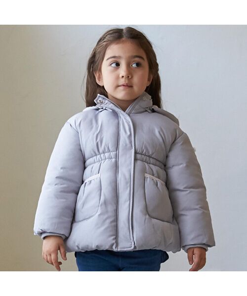 petit main / プティマイン ダウンジャケット・ベスト | もこもこウサギ中綿ジャケット | 詳細1