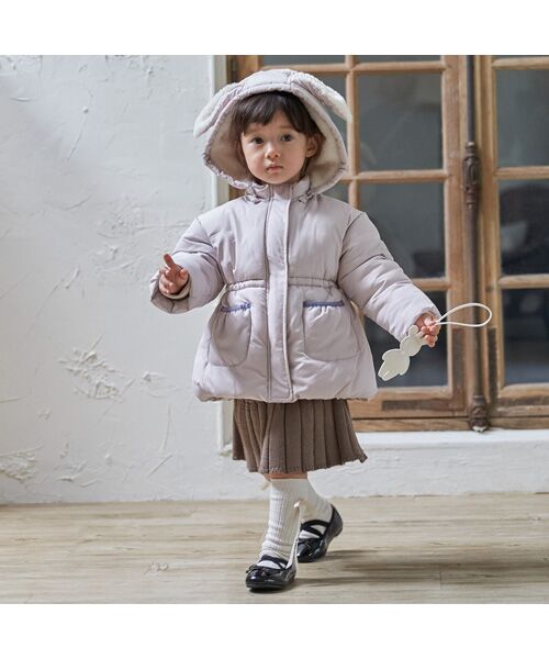 petit main / プティマイン ダウンジャケット・ベスト | もこもこウサギ中綿ジャケット | 詳細5