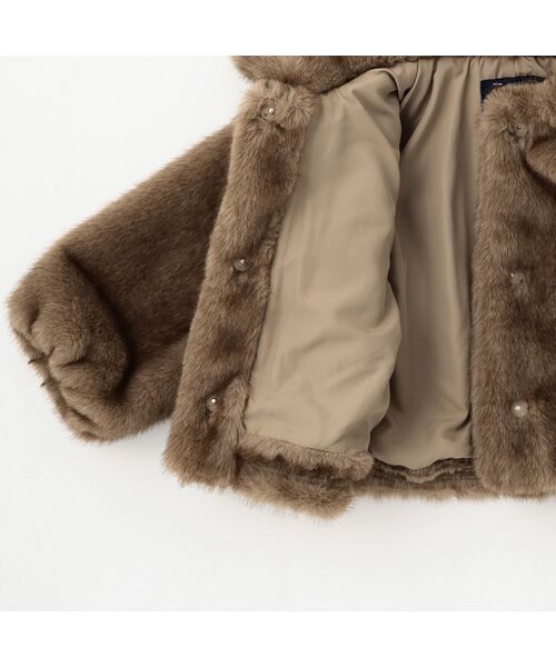 petit main / プティマイン その他アウター | 【リンク】フェイクファージャケット | 詳細14