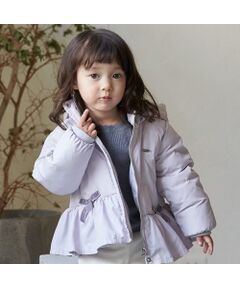 petit main / プティマイン ダウンジャケット・ベスト | ペプラムダウンジャケット