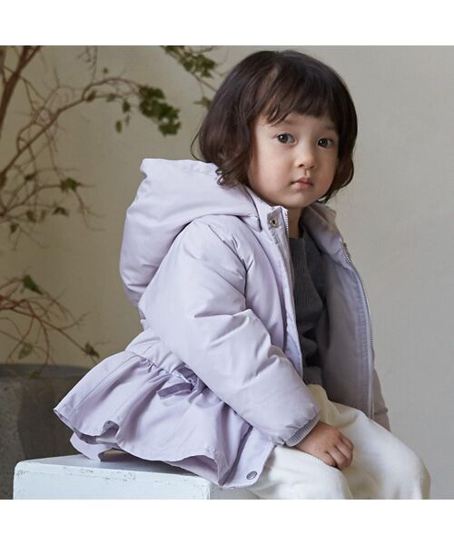 petit main / プティマイン ダウンジャケット・ベスト | ペプラムダウンジャケット | 詳細1