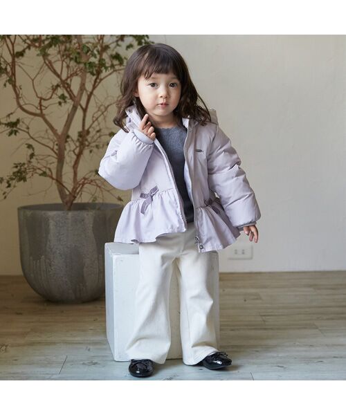 petit main / プティマイン ダウンジャケット・ベスト | ペプラムダウンジャケット | 詳細4