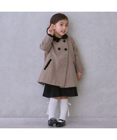 petit main / プティマイン その他アウター | 【リンク】ダブルブレストコート