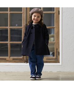 petit main / プティマイン その他アウター | 【リンク】ダブルブレストコート