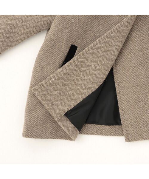 petit main / プティマイン その他アウター | 【リンク】ダブルブレストコート | 詳細15