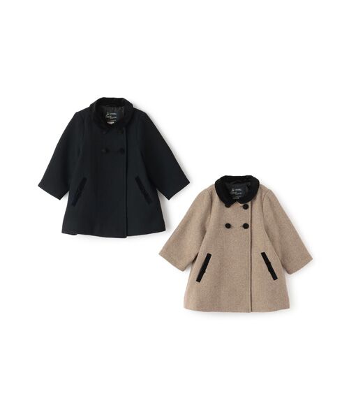 petit main / プティマイン その他アウター | 【リンク】ダブルブレストコート | 詳細17
