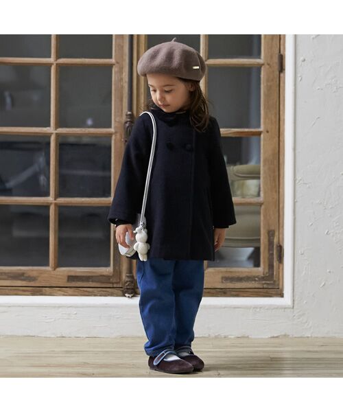 petit main / プティマイン その他アウター | 【リンク】ダブルブレストコート | 詳細4