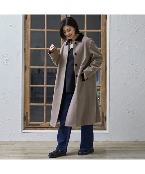 petit main / プティマイン その他アウター | 【リンク】ダブルブレストコート | 詳細6