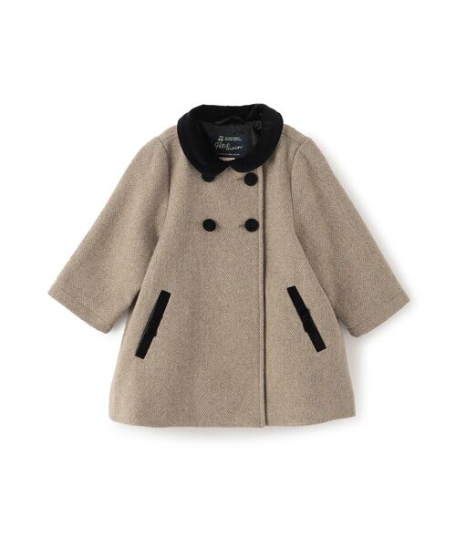 petit main / プティマイン その他アウター | 【リンク】ダブルブレストコート | 詳細8
