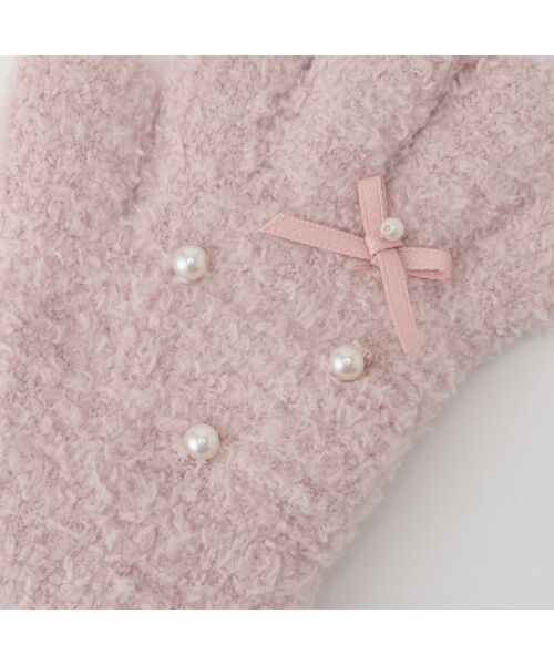 petit main / プティマイン 手袋 | パールリボン手袋 | 詳細1