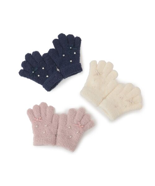 petit main / プティマイン 手袋 | パールリボン手袋 | 詳細3