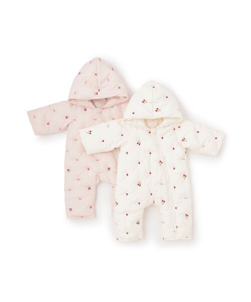 petit main / プティマイン ベビー・キッズウエア | 【GIRLS】モチーフキルトジャンプスーツ | 詳細10