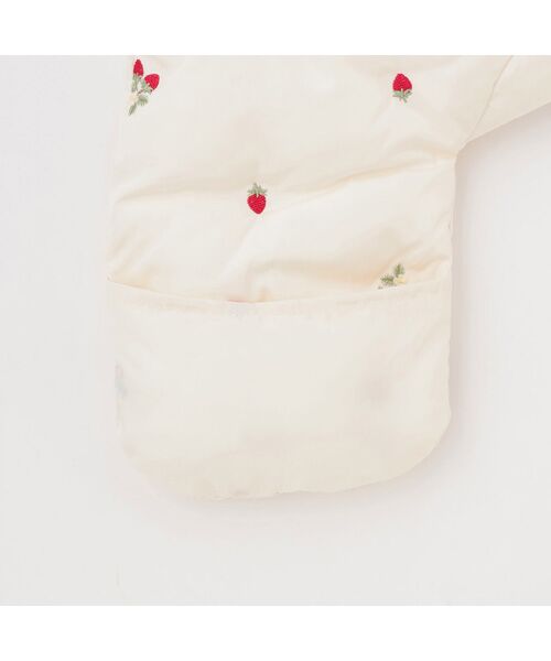 petit main / プティマイン ベビー・キッズウエア | 【GIRLS】モチーフキルトジャンプスーツ | 詳細6