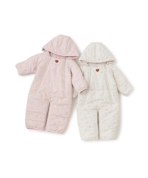 petit main / プティマイン ベビー・キッズウエア | チェリー総柄2WAYジャンプスーツ | 詳細12