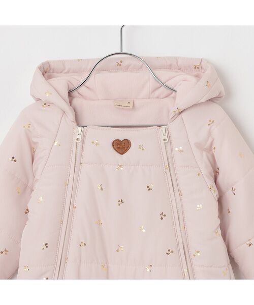 petit main / プティマイン ベビー・キッズウエア | チェリー総柄2WAYジャンプスーツ | 詳細3