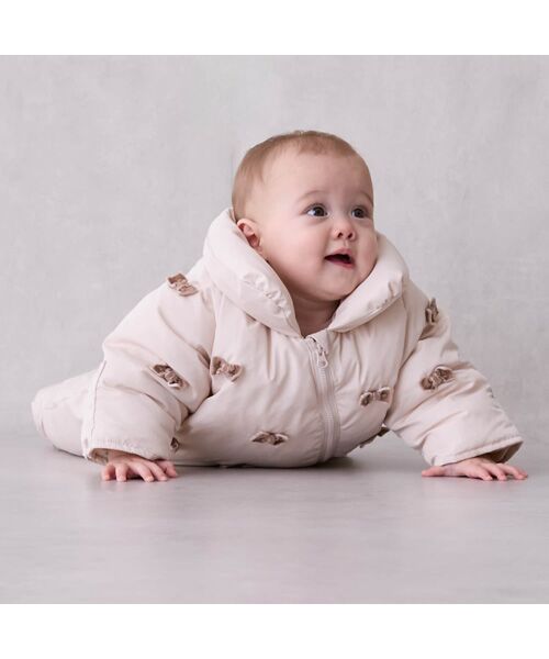 petit main / プティマイン ベビー・キッズウエア | 【リンク】ちびリボンジャンプスーツ | 詳細1