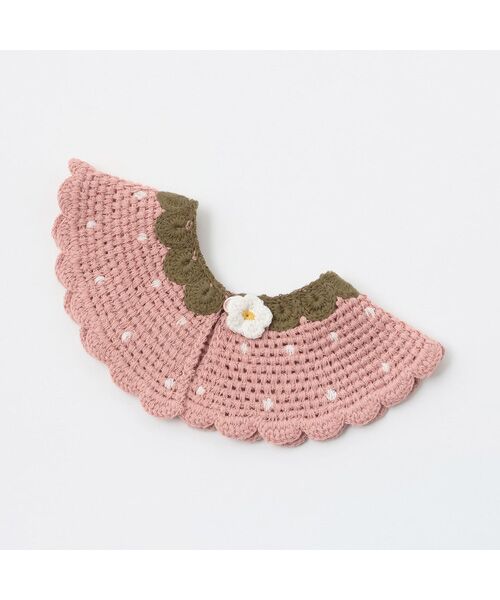 petit main / プティマイン ロンパース | イチゴ衿付きロンパース | 詳細13