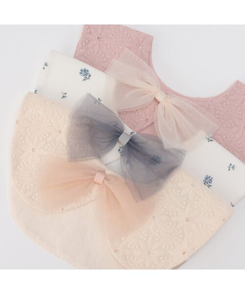 petit main / プティマイン スタイ・ビブ | チュールリボンアソートスタイ | 詳細4