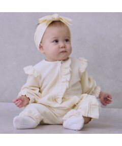 petit main / プティマイン ロンパース | アソート前フリルカバーオール