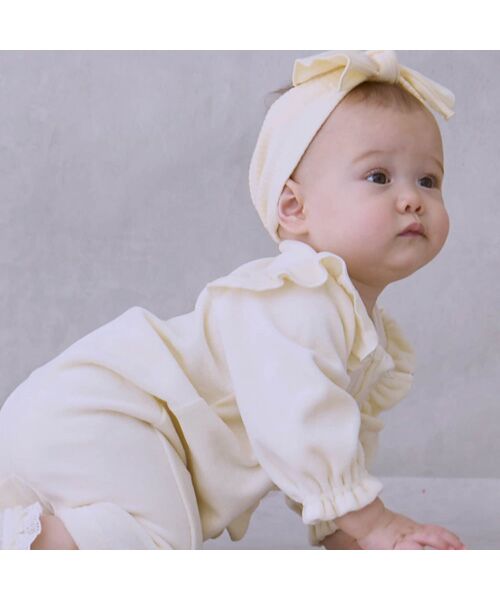 petit main / プティマイン ロンパース | アソート前フリルカバーオール | 詳細1