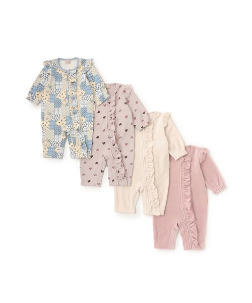 petit main / プティマイン ロンパース | アソート前フリルカバーオール | 詳細11