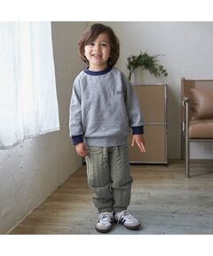 petit main / プティマイン その他パンツ | 切り替えキルティングパンツ