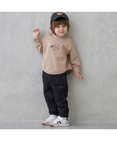 petit main / プティマイン その他パンツ | 切り替えキルティングパンツ