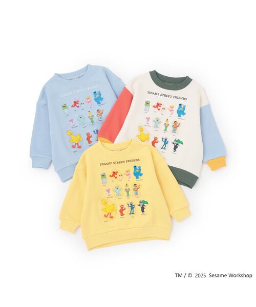 petit main / プティマイン スウェット | 【SESAME STREET】キャラいっぱいトレーナー | 詳細15