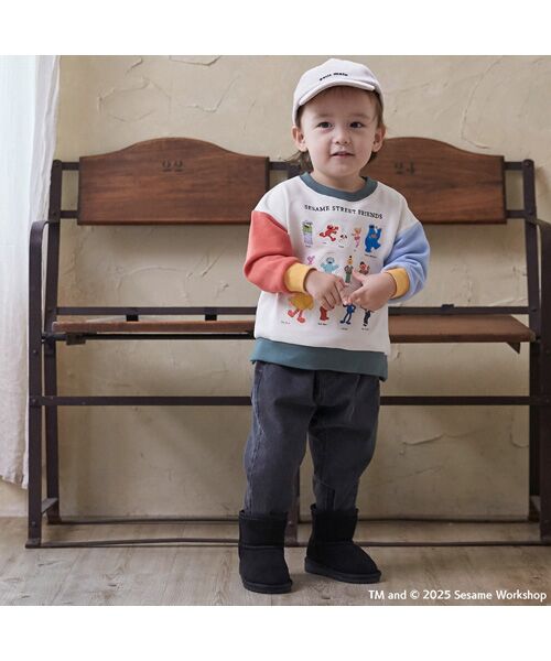 petit main / プティマイン スウェット | 【SESAME STREET】キャラいっぱいトレーナー | 詳細3