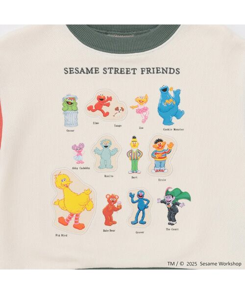 petit main / プティマイン スウェット | 【SESAME STREET】キャラいっぱいトレーナー | 詳細9