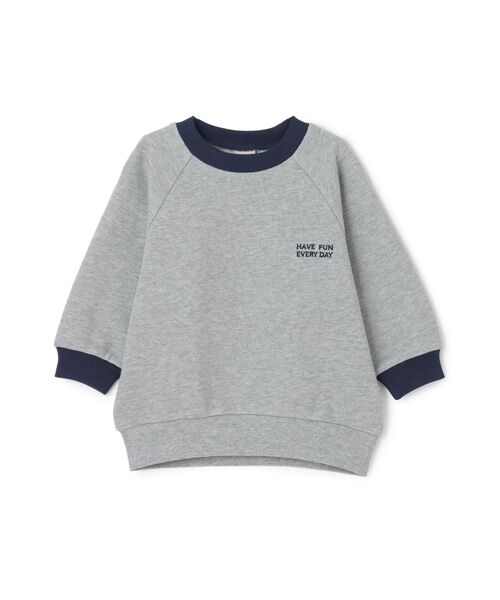 petit main / プティマイン スウェット | 【GOODPRICE】裏起毛襟配色トレーナー | 詳細11