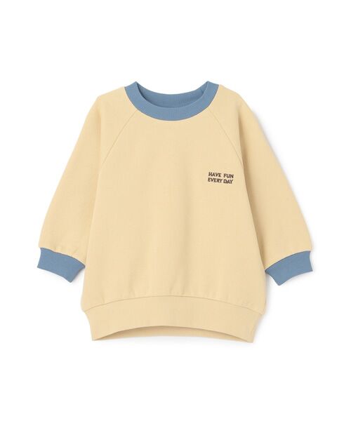 petit main / プティマイン スウェット | 【GOODPRICE】裏起毛襟配色トレーナー | 詳細12