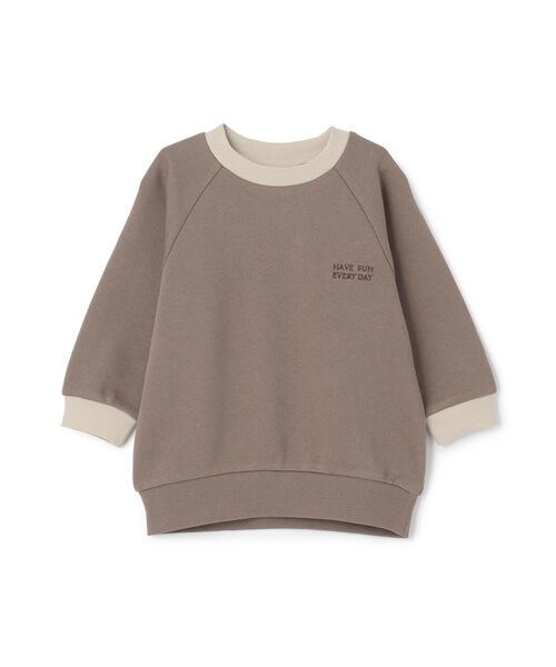 petit main / プティマイン スウェット | 【GOODPRICE】裏起毛襟配色トレーナー | 詳細13