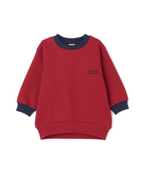 petit main / プティマイン スウェット | 【GOODPRICE】裏起毛襟配色トレーナー | 詳細14