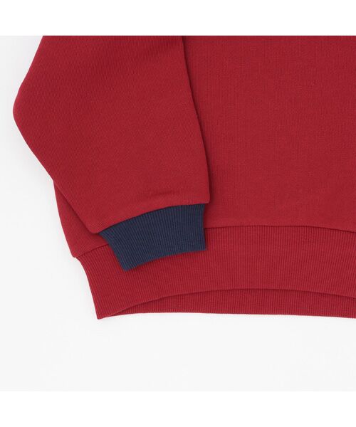petit main / プティマイン スウェット | 【GOODPRICE】裏起毛襟配色トレーナー | 詳細19