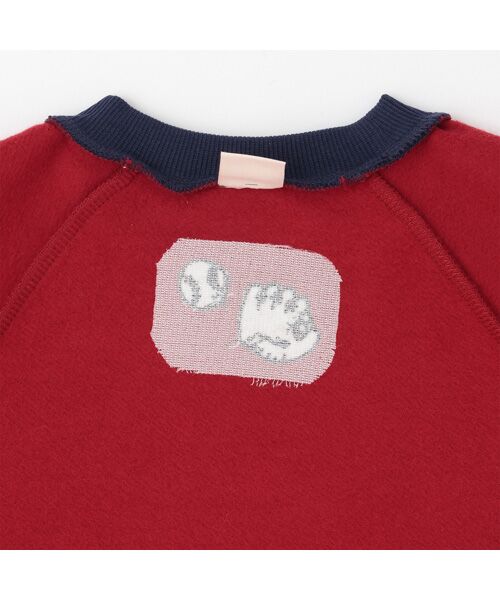 petit main / プティマイン スウェット | 【GOODPRICE】裏起毛襟配色トレーナー | 詳細22