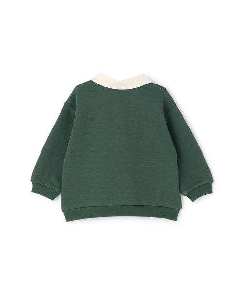 petit main / プティマイン スウェット | 襟付き配色裏起毛トレーナー | 詳細3