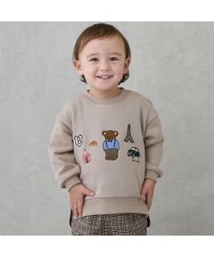 petit main / プティマイン スウェット | くまモチーフトレーナー