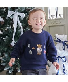 petit main / プティマイン スウェット | くまモチーフトレーナー