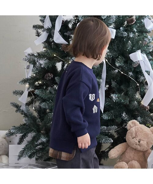 petit main / プティマイン スウェット | くまモチーフトレーナー | 詳細1