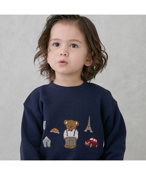 petit main / プティマイン スウェット | くまモチーフトレーナー | 詳細3