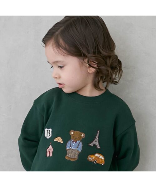 petit main / プティマイン スウェット | くまモチーフトレーナー | 詳細6